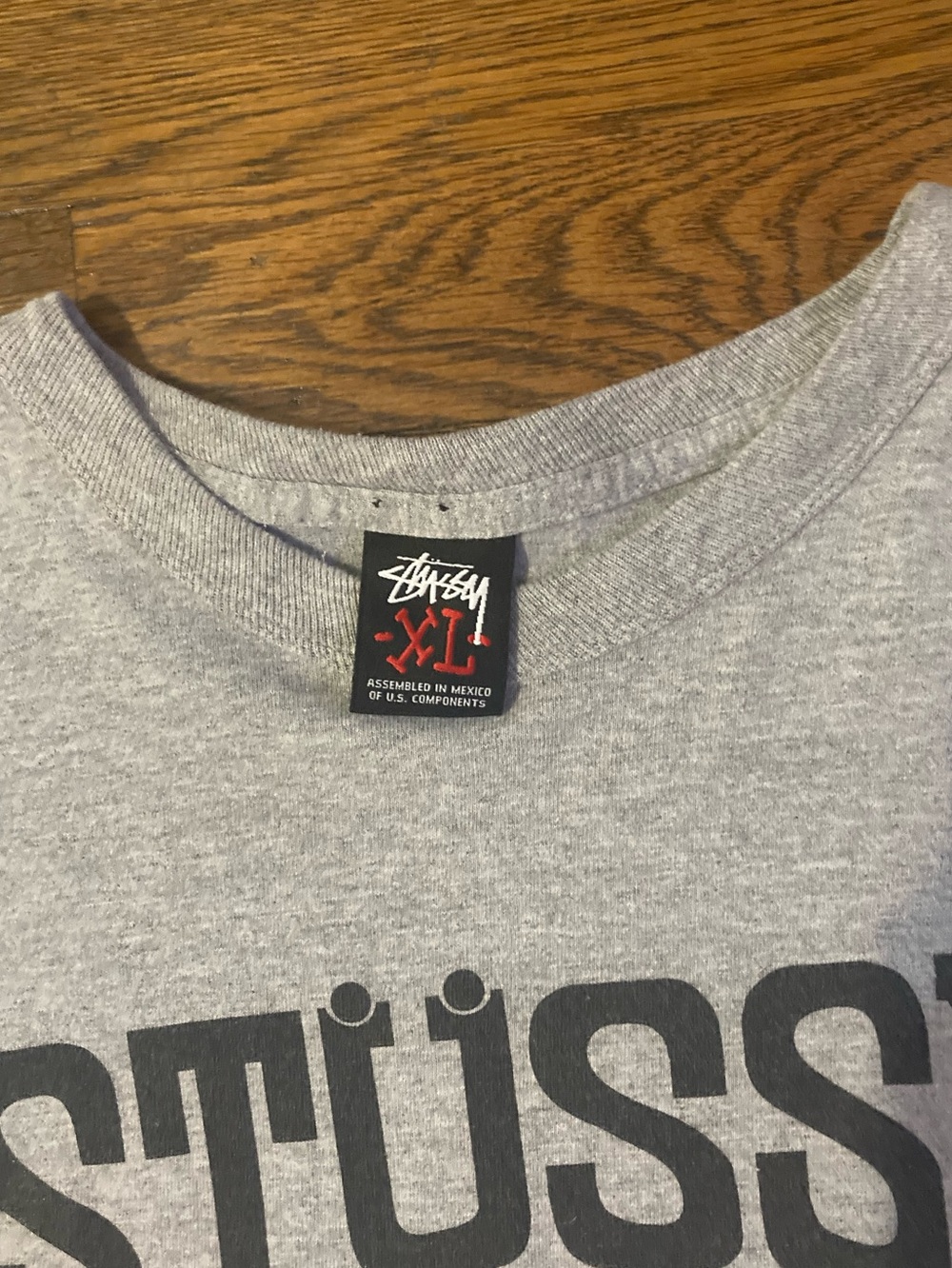 Vintage STUSSY “Burly Threads” long sleeve shirt XL - Picture 3 of 5